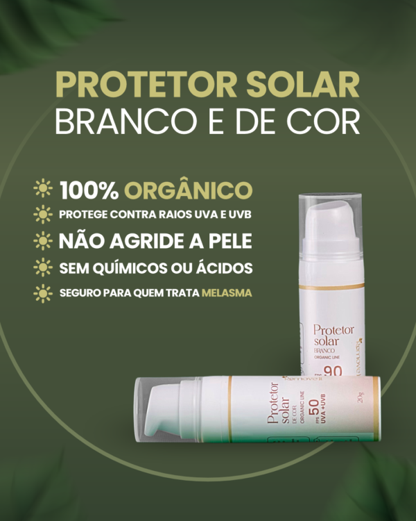 Protetor Solar Branco e Cor - Image 3