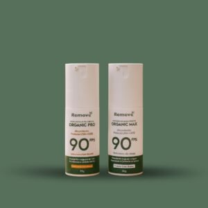 Protetor Solar Branco e Cor