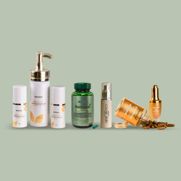 MELAPROMAX + Melapro + Clear Skin + Tônico e Cápsulas Goldhair (Pronta Entrega)