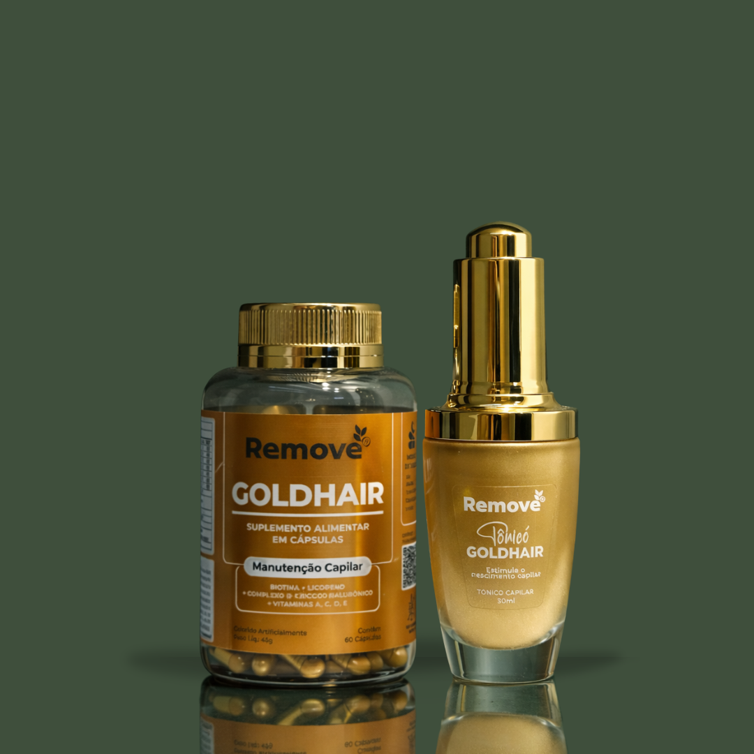 Tônico e Cápsulas GOLDHAIR